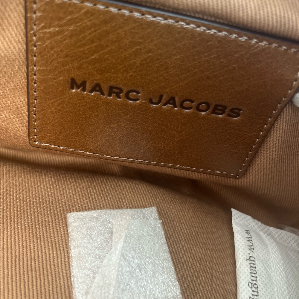 MARC JACOBS The Suede Patchwork Sack Bag – Brown Multi | NWT - Picture 6 of 6